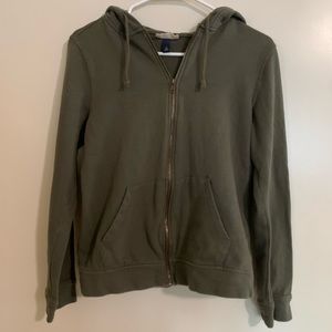 Universal Threads XS Olive Green Zip Up Hoodie